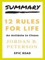 Summary: 12 Rules For Life – An Antidote For Chaos By Jordan B. Peterson