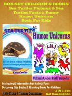 Sea Turtles Pictures & Sea Turtles Facts & Funny Humor Unicorns Book For Kids - Discovery Kids Books & Rhyming Books For Children
