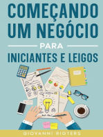 Começando um negócio para iniciantes e leigos