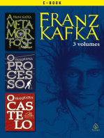 Box Franz Kafka com 3 livros