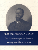 "Let the Monster Perish"