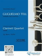 (Score) Guglielmo Tell for Clarinet Quartet