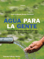 Agua para la gente: Experiencias de gestión comunitaria del agua en el Ecuador
