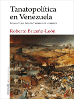 Tanatopolítica en Venezuela: Sicariato de Estado y derechos humanos