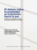 El debate sobre la propiedad en transición hacia la paz