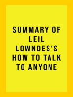 Summary of Leil Lowndes's How to Talk to Anyone