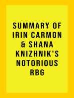 Summary of Irin & Shana Knizhnik Carmon's Notorious RBG