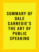 Summary of Dale Carnegie's The Art of Public Speaking