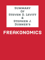 Summary of Steven D. Levitt & Stephen J. Dubner's Freakonomics