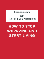 Summary of Dale Carnegie's How to Stop Worrying and Start Living