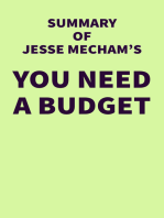 Summary of Jesse Mecham's You Need a Budget
