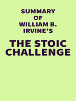 Summary of William B. Irvine's The Stoic Challenge