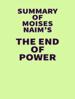 Summary of Moises Naim's The End of Power