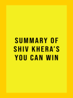 Summary of Shiv Khera's You Can Win