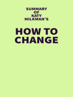 Summary of Katy Milkman's How to Change