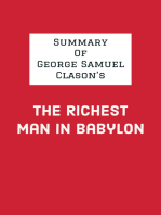Summary of George Samuel Clason's The Richest Man in Babylon
