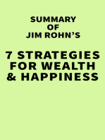 Summary of Jim Rohn's 7 Strategies for Wealth & Happiness