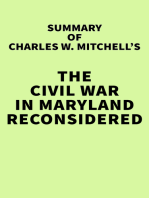 Summary of Charles W. Mitchell's The Civil War in Maryland Reconsidered