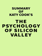 Summary of Katy Cook's The Psychology of Silicon Valley