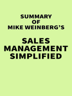 Summary of Mike Weinberg's Sales Management Simplified