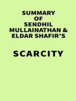 Summary of Sendhil Mullainathan & Eldar Shafir's Scarcity