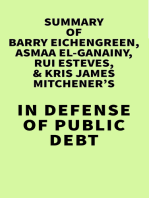 Summary of Barry Eichengreen, Asmaa El-Ganainy, Rui Esteves & Kris James Mitchener's In Defense of Public Debt