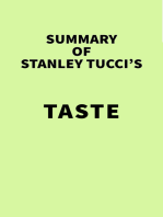 Summary of Stanley Tucci's Taste