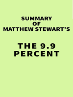 Summary of Matthew Stewart's The 9.9 Percent