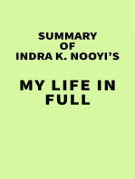Summary of Indra K. Nooyi's My Life in Full