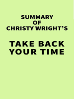 Summary of Christy Wright's Take Back Your Time