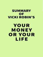 Summary of Vicki Robin's Your Money or Your Life