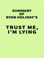 Summary of Ryan Holiday's Trust Me, I'm Lying