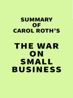 Summary of Carol Roth's The War on Small Business