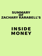 Summary of Zachary Karabell's Inside Money