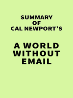 Summary of Cal Newport's A World Without Email