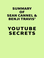 Summary of Sean Cannel and Benji Travis' YouTube Secrets