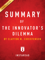Summary of The Innovator's Dilemma: by Clayton M. Christensen | Includes Analysis