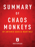 Summary of Chaos Monkeys: by Antonio Garcia Martinez | Includes Analysis