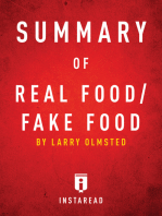 Summary of Real Food/Fake Food: by Larry Olmsted | Includes Analysis