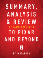 Summary, Analysis & Review of Lawrence Levy’s To Pixar and Beyond