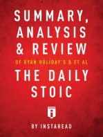 Summary, Analysis & Review of Ryan Holiday’s and Stephen Hanselman’s The Daily Stoic