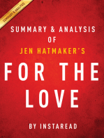 For the Love: by Jen Hatmaker | Summary & Analysis: Fighting for Grace in a World of Impossible Standards