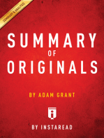Summary of Originals: by Adam Grant | Includes Analysis