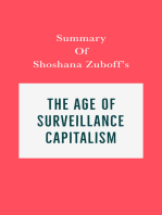 Summary of Shoshana Zuboff's The Age of Surveillance Capitalism