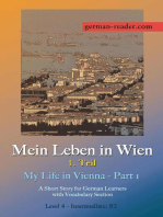 German Reader, Level 4 Intermediate (B2): Mein Leben in Wien - 1. Teil: German Reader