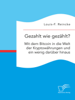 Gezahlt wie gezählt? Mit dem Bitcoin in die Welt der Kryptowährungen und ein wenig darüber hinaus