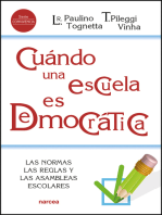 Cuándo una escuela es democrática: Las normas, las reglas y las asambleas escolares