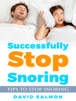 Successfully Stop Snoring: Tips to stop snoring