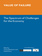 Value of Failure: The Spectrum of Challenges for the Economy