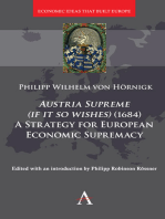 Austria Supreme (if it so Wishes) (1684): 'A Strategy for European Economic Supremacy